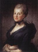 Stefano Torelli Portrait of Anastasia Ivanovna Sokolova, wife of Josede Ribas oil on canvas
